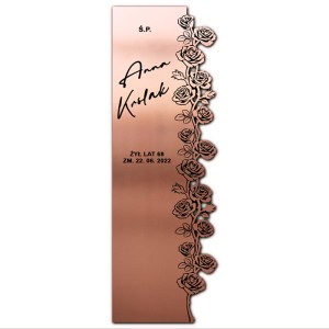 Nakładka metalowa miedziana...