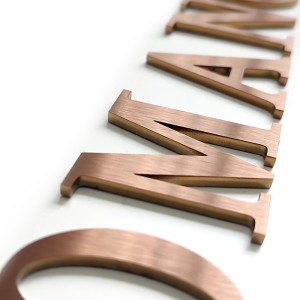 Litery/Cyfry miedziane...