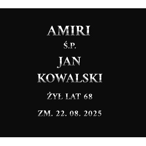 Czcionka AMIRI dostępna w...