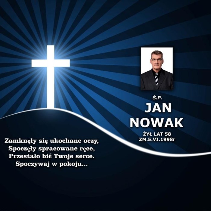 Tablica szklana nagrobna wzór4