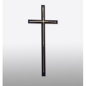 Krzyż nagrobny czarno-złoty...