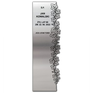 Nakładka na tablicę srebrna...