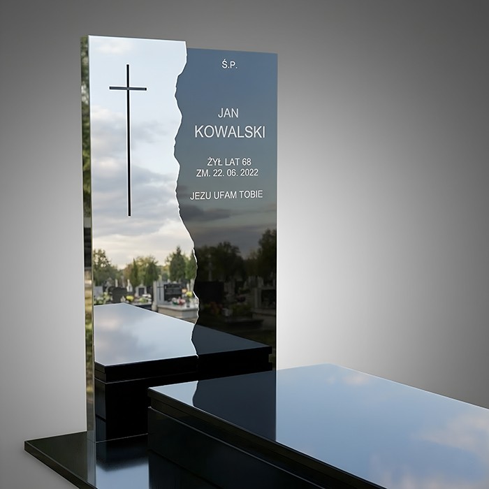 Nakładka metalowa srebrna SKAŁKA