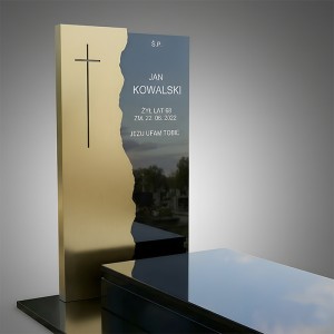 Nakładka metalowa złota SKAŁKA