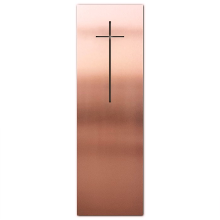 Nakładka metalowa miedziana PROSTA